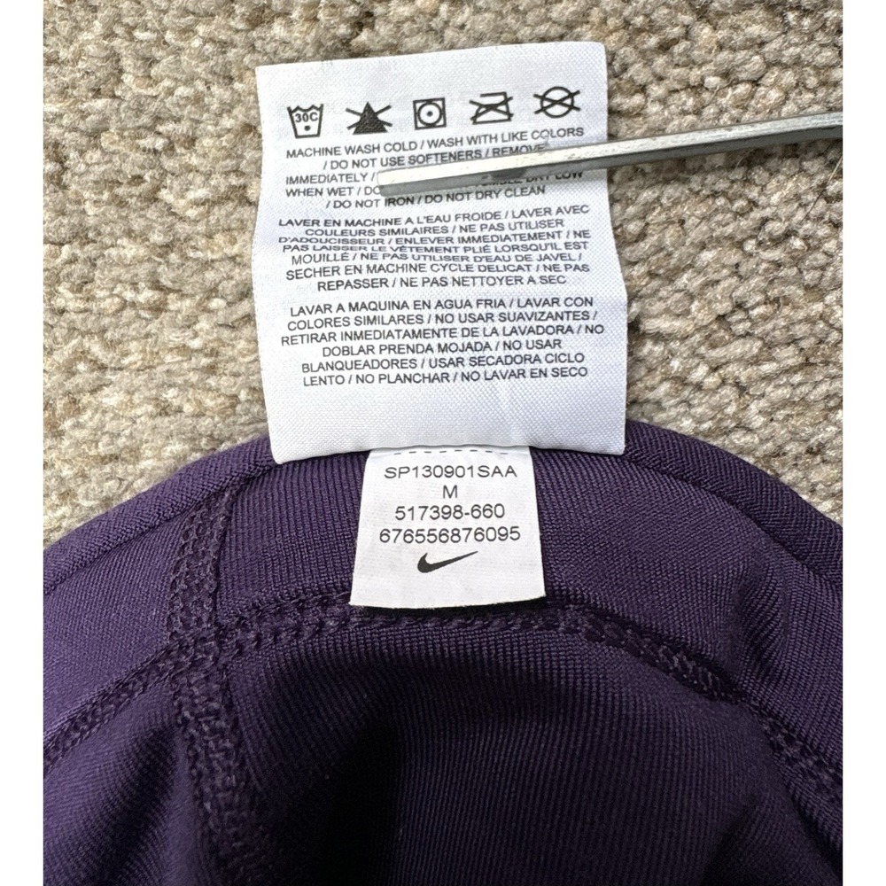 Nike Dri-Fit Athletic Skort Skirt Medium Pink Ruched Tennis Pickleball Golf - Picture 3 of 6